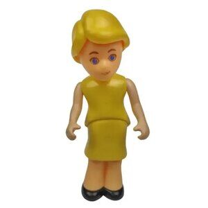 Little Tikes Dollhouse Family Dolls People Adult Female Mom Blonde Doll Vintage